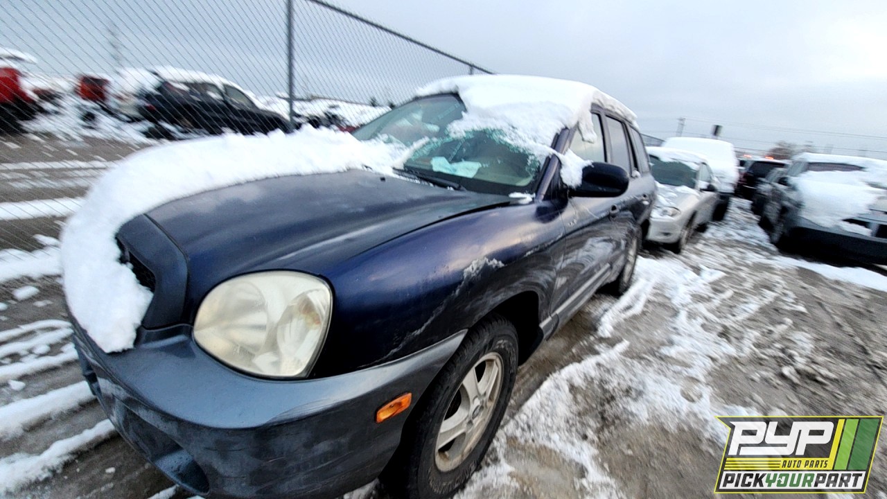 2004 HYUNDAI SANTA FE partes disponibles