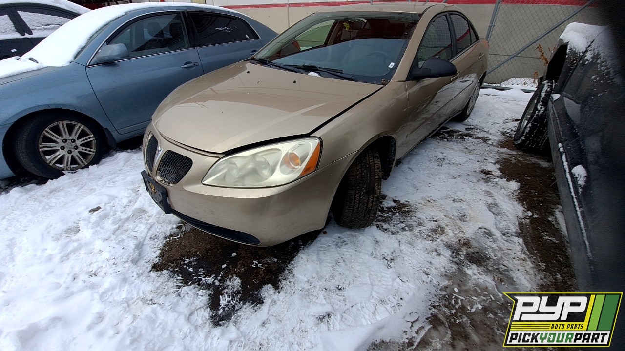 2006 PONTIAC G6 partes disponibles