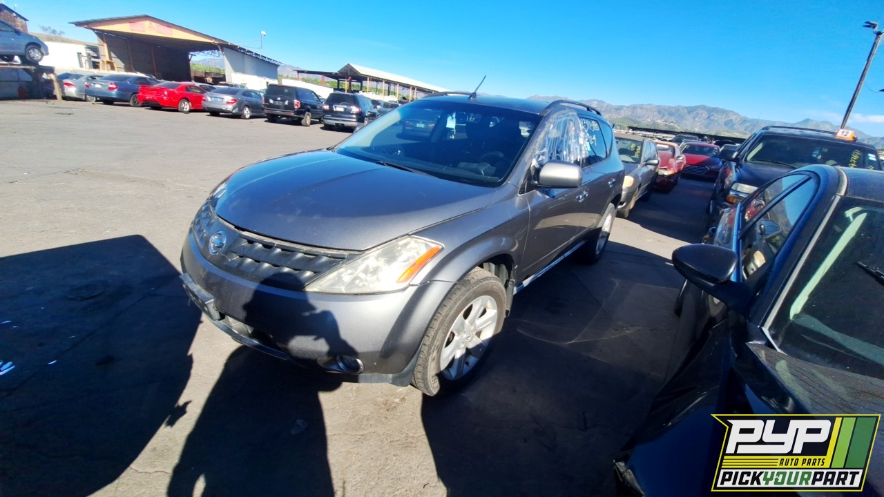 2006 NISSAN MURANO partes disponibles