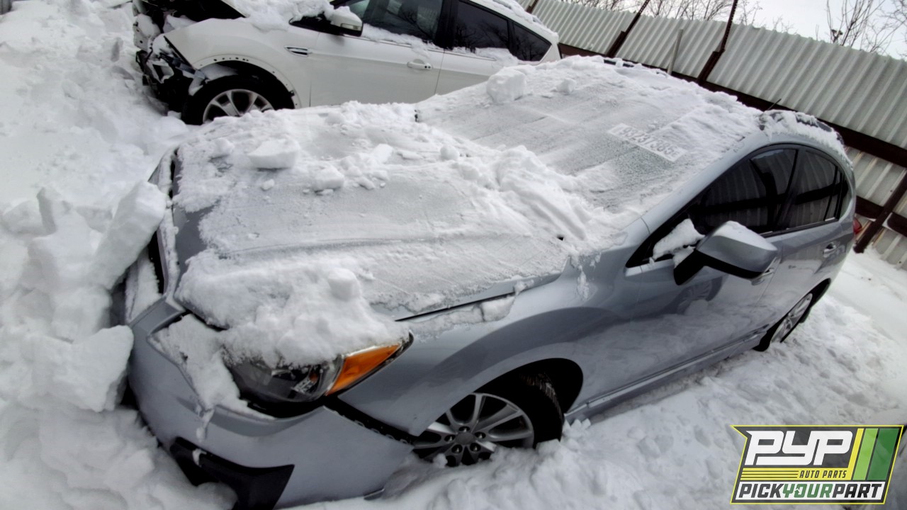2012 SUBARU IMPREZA partes disponibles