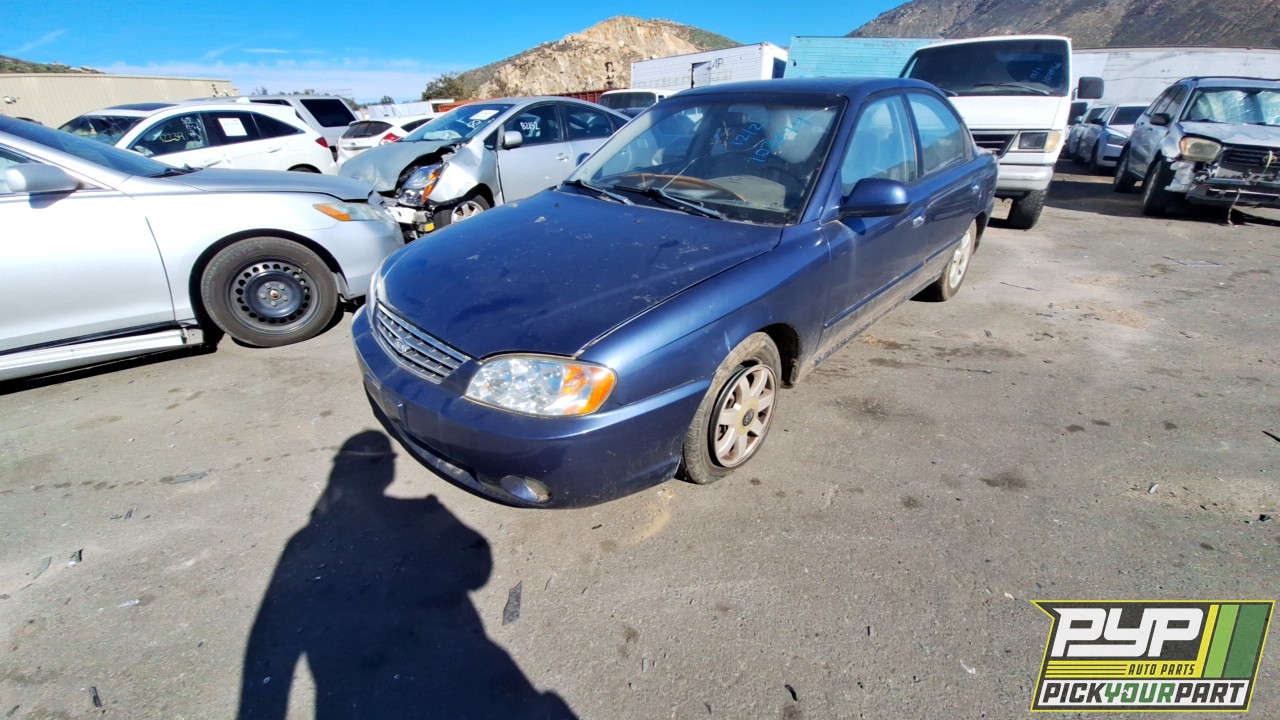 2003 KIA SPECTRA partes disponibles