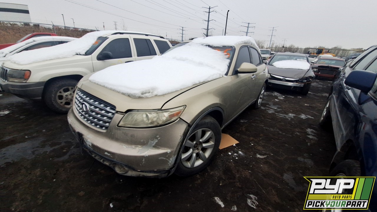 2005 INFINITI FX35 partes disponibles