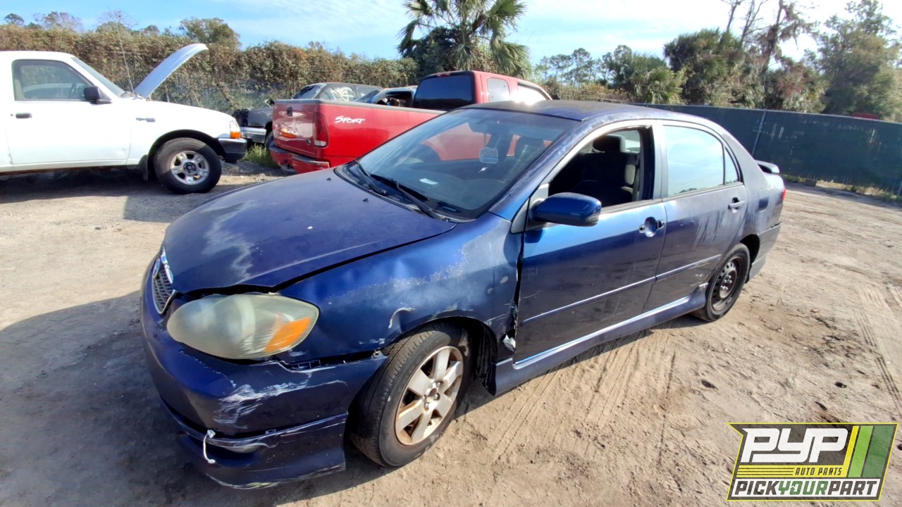 2007 TOYOTA COROLLA available for parts