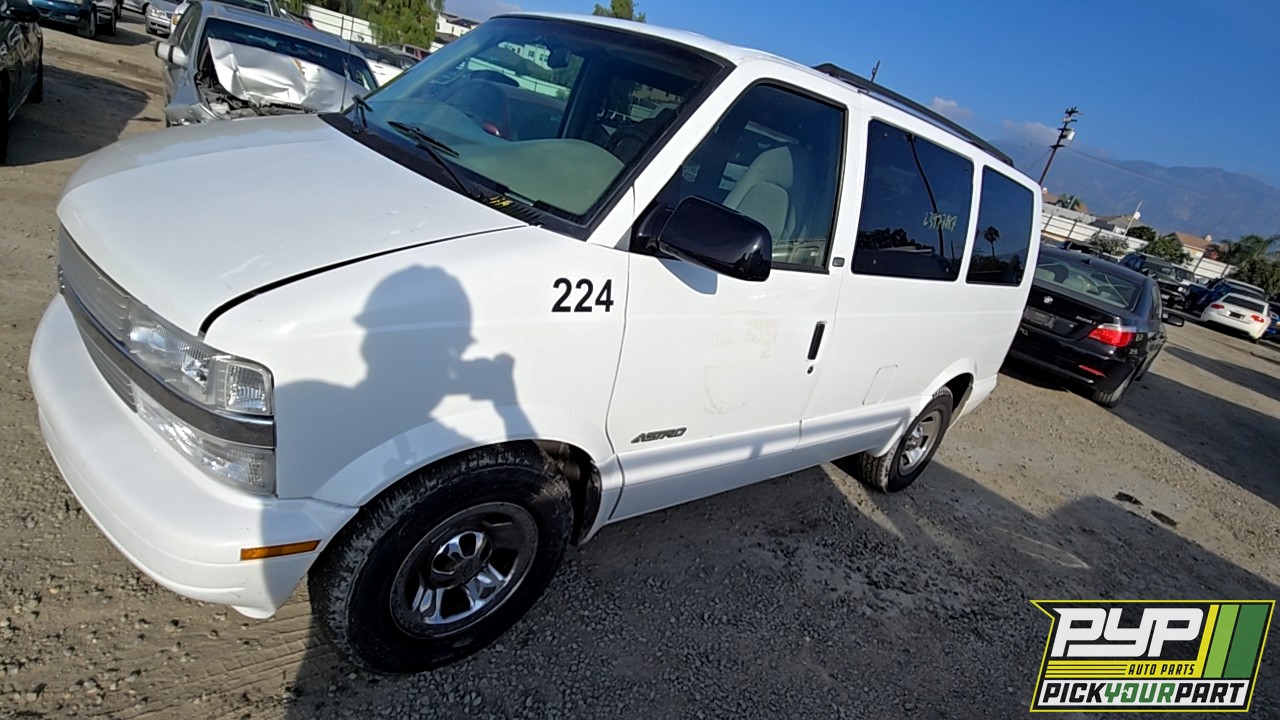 2002 CHEVROLET ASTRO partes disponibles
