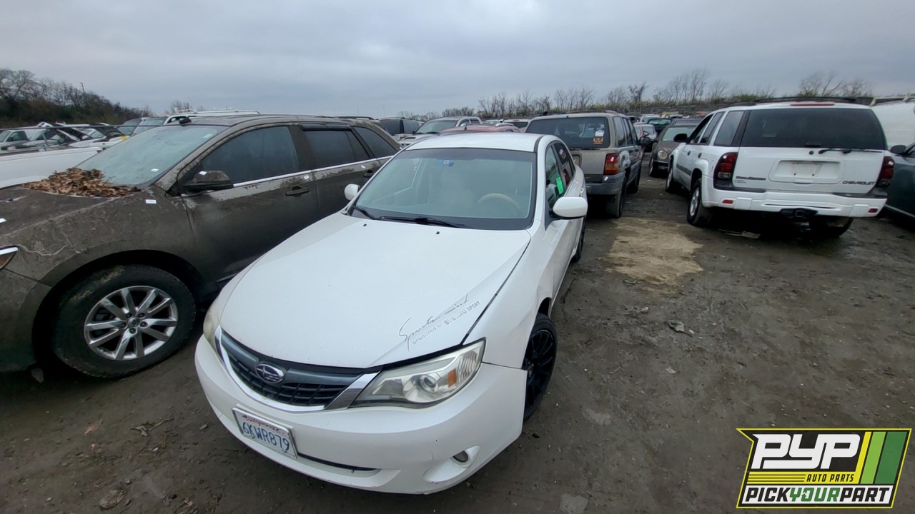 2008 SUBARU IMPREZA partes disponibles
