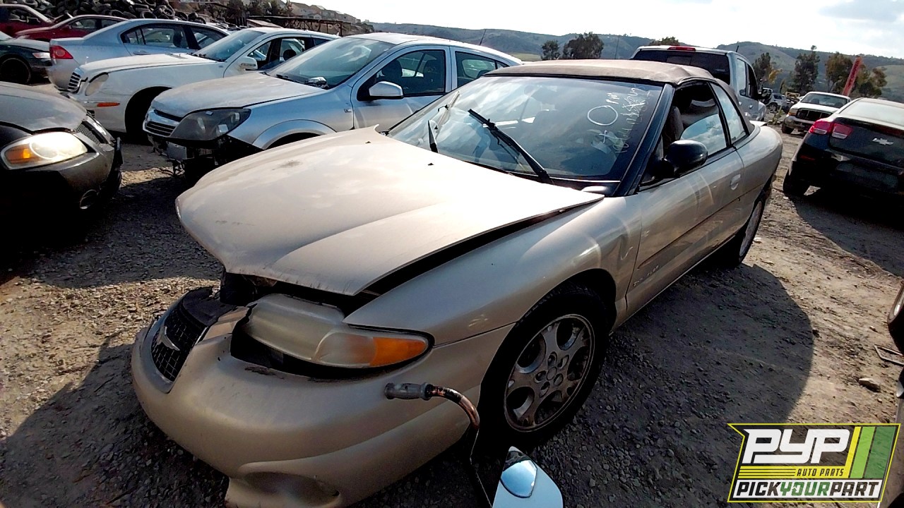 2000 CHRYSLER SEBRING partes disponibles
