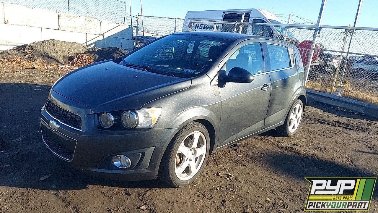 2016 CHEVROLET SONIC partes disponibles