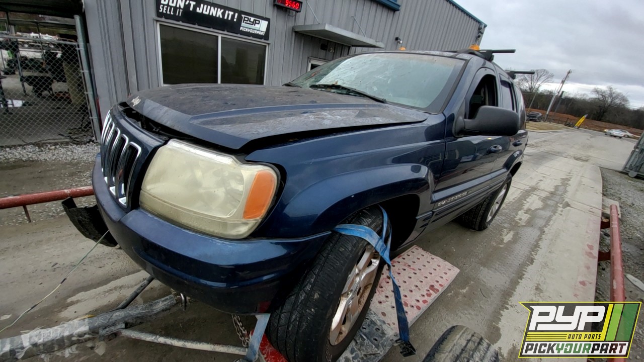 2002 JEEP GRAND CHEROKEE partes disponibles