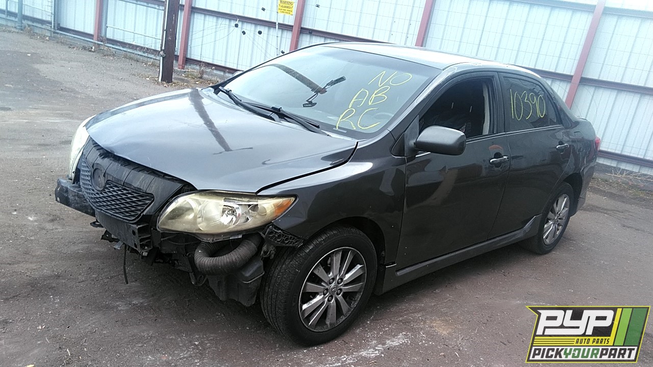 2009 TOYOTA COROLLA partes disponibles