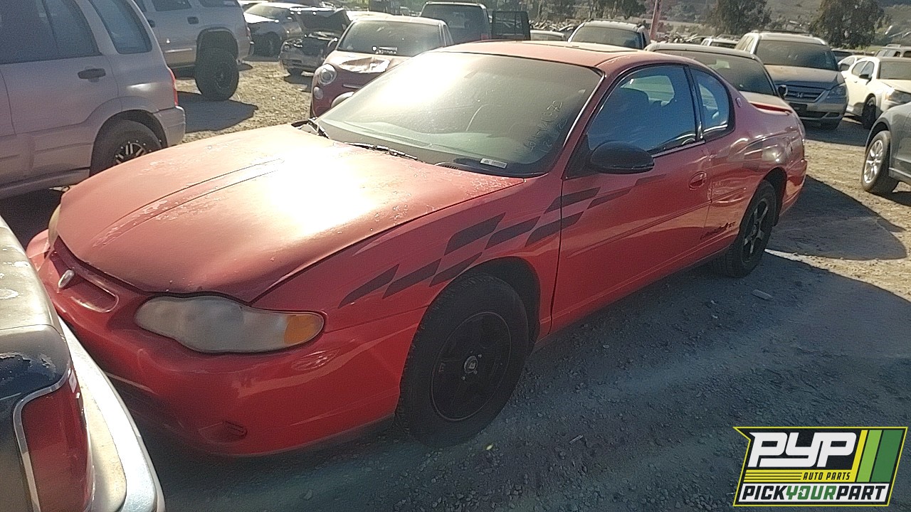 2001 CHEVROLET MONTE CARLO available for parts