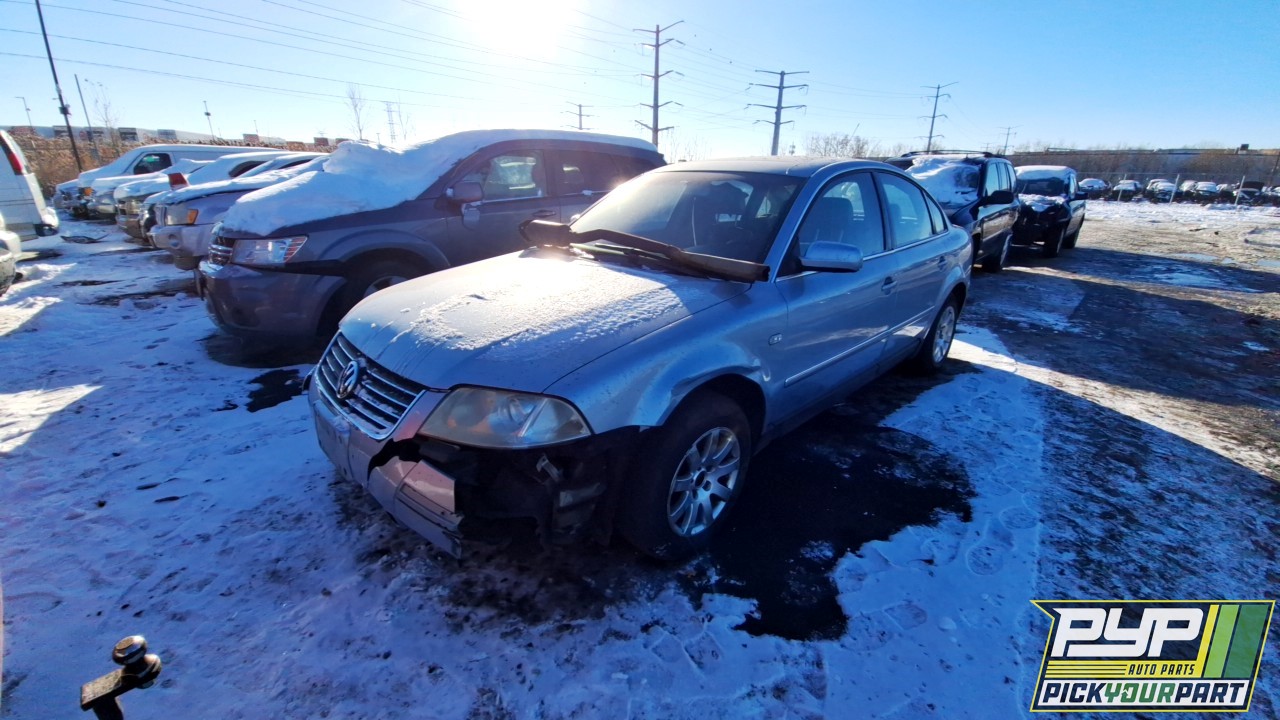 2002 VOLKSWAGEN PASSAT partes disponibles