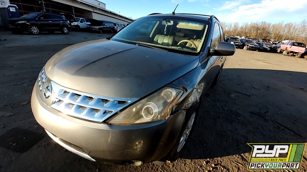 2007 NISSAN MURANO partes disponibles