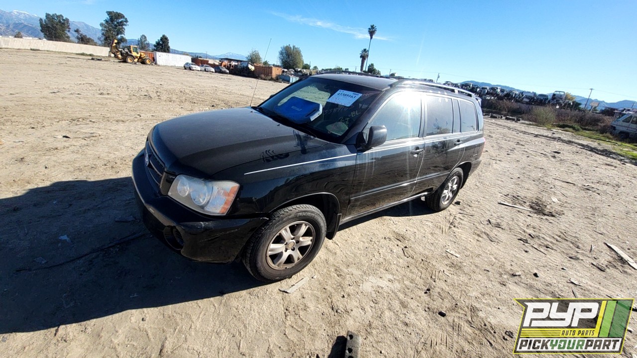 2001 TOYOTA HIGHLANDER partes disponibles