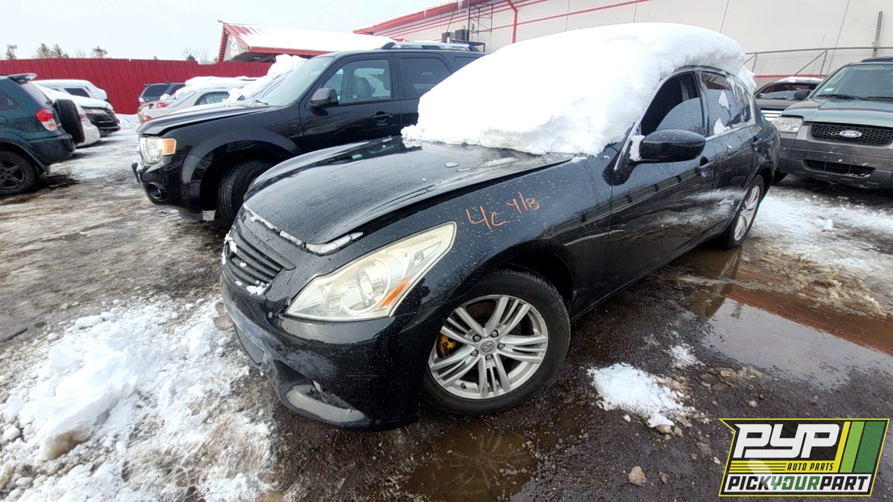 2012 INFINITI G37 partes disponibles