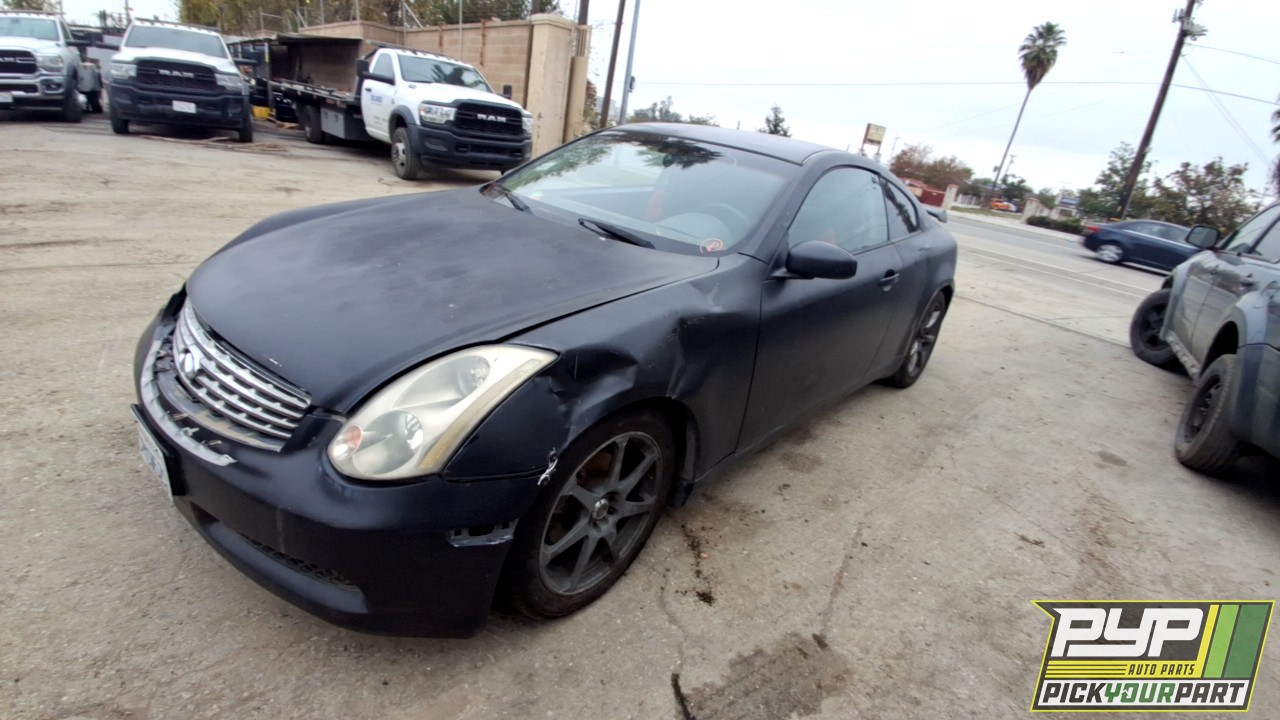2003 INFINITI G35 partes disponibles