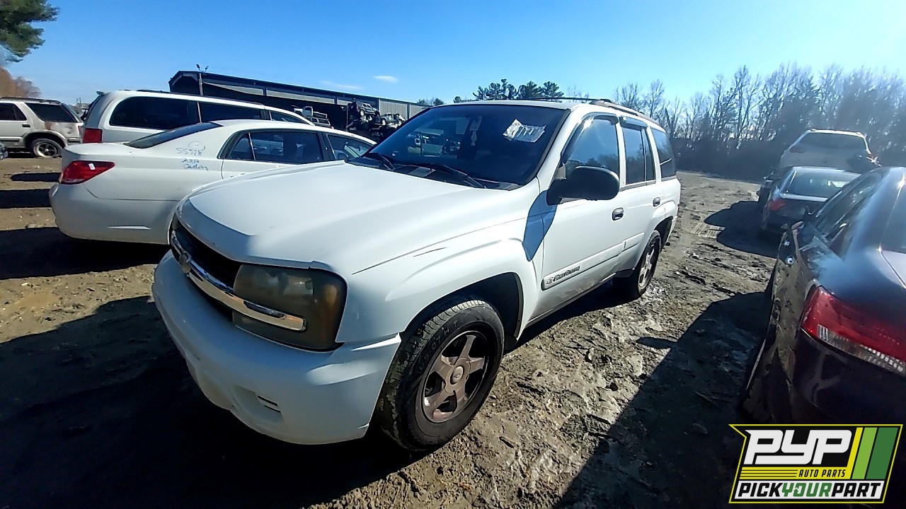 2002 CHEVROLET TRAILBLAZER partes disponibles