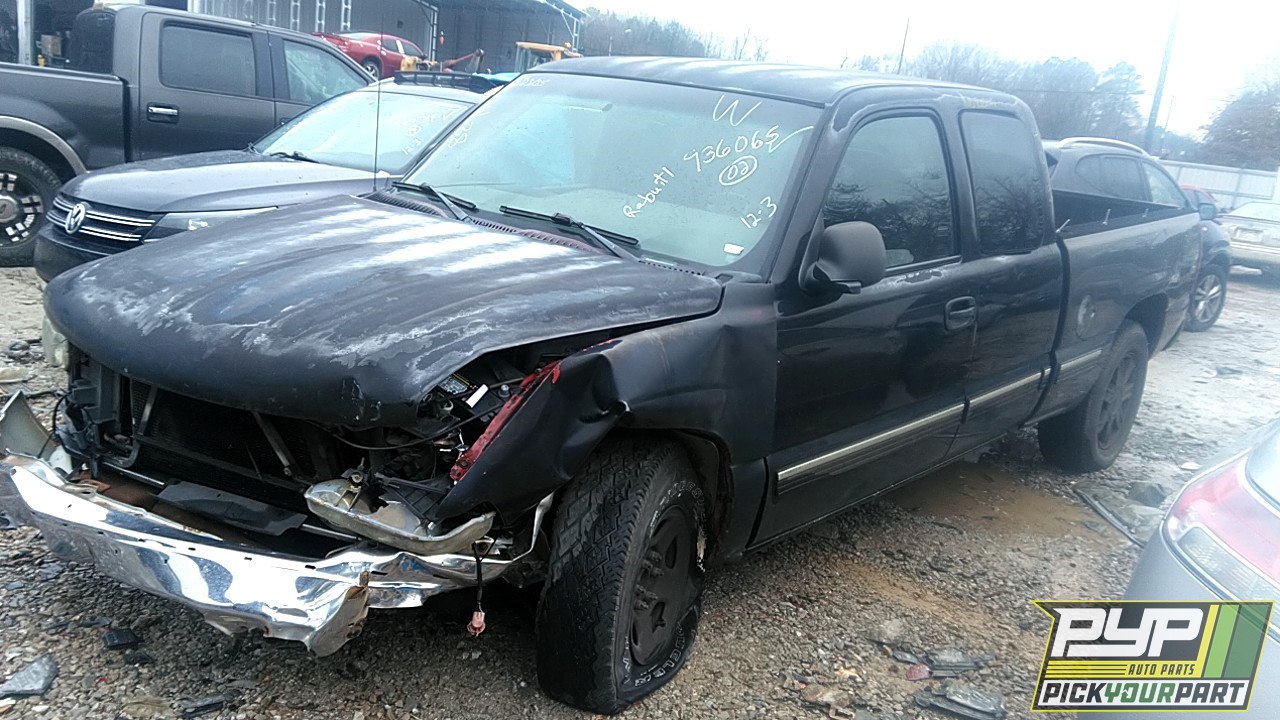 2002 CHEVROLET SILVERADO 1500 available for parts