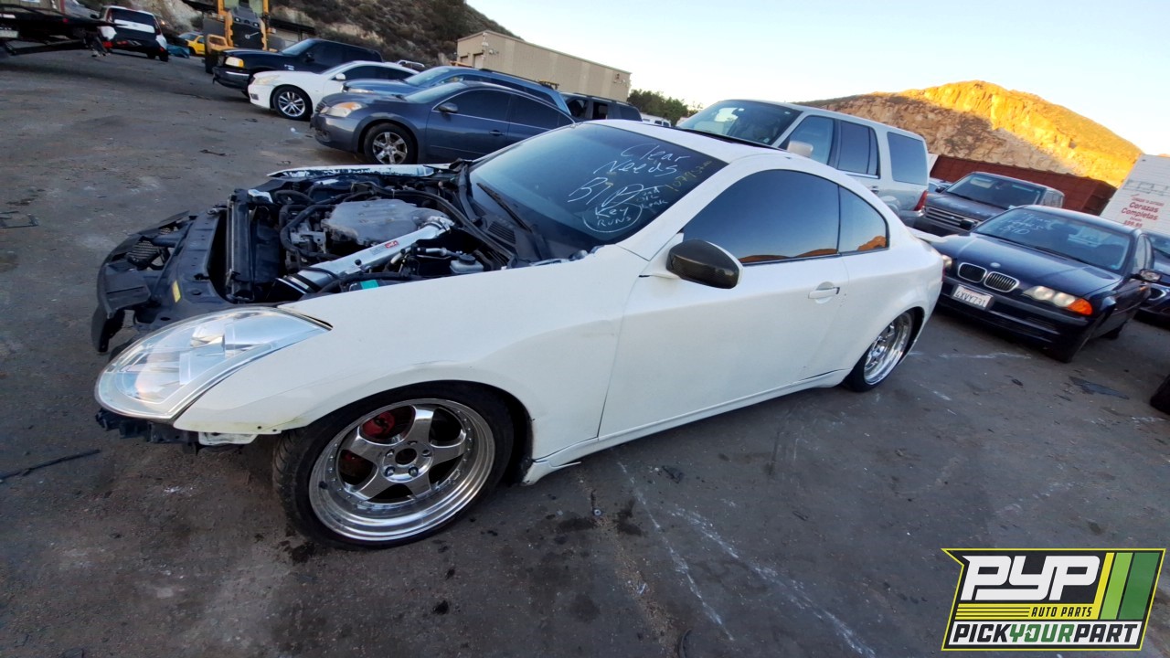 2004 INFINITI G35 partes disponibles