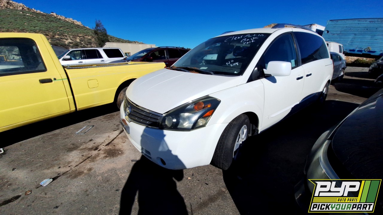 2009 NISSAN QUEST partes disponibles