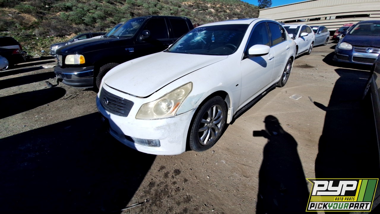 2009 INFINITI G37 partes disponibles