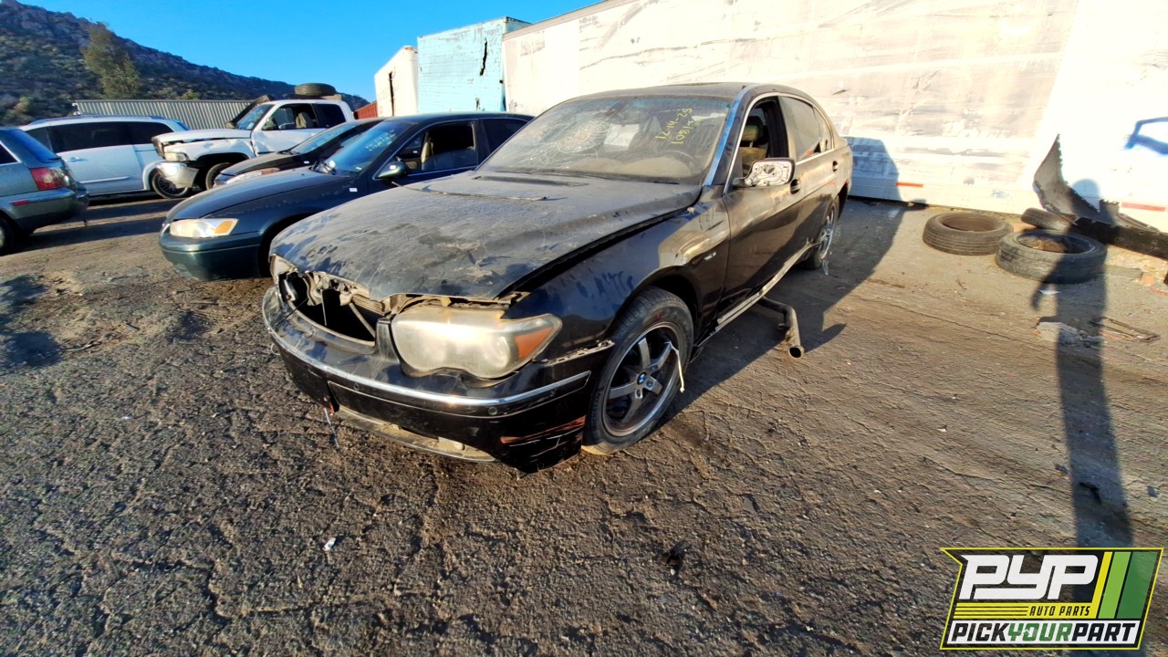 2005 BMW 745LI partes disponibles