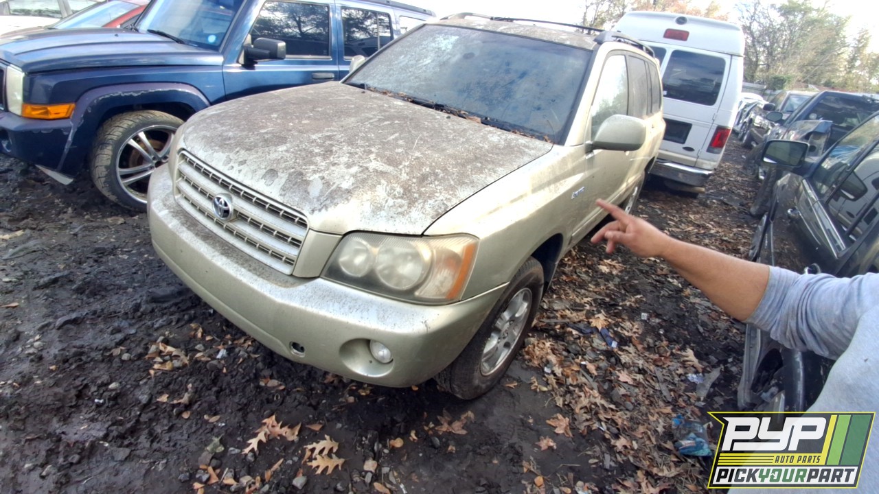 2003 TOYOTA HIGHLANDER available for parts