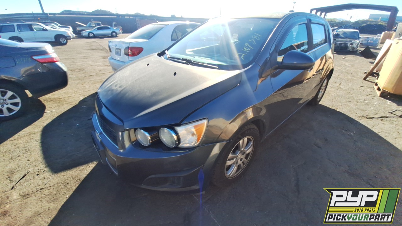 2013 CHEVROLET SONIC partes disponibles