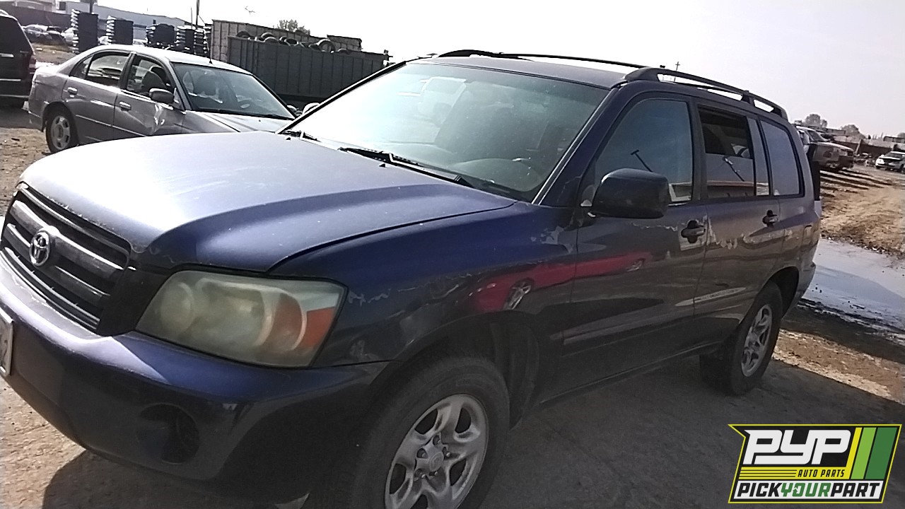 2004 TOYOTA HIGHLANDER partes disponibles