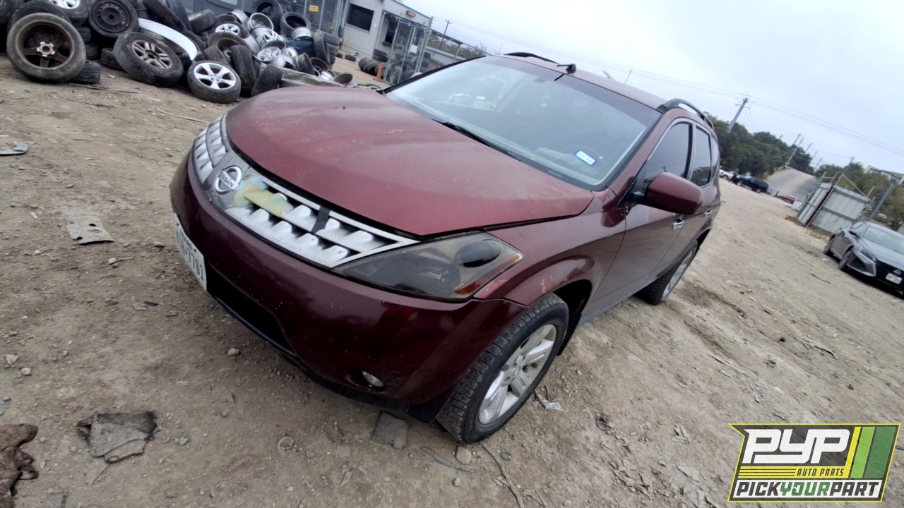2007 NISSAN MURANO partes disponibles