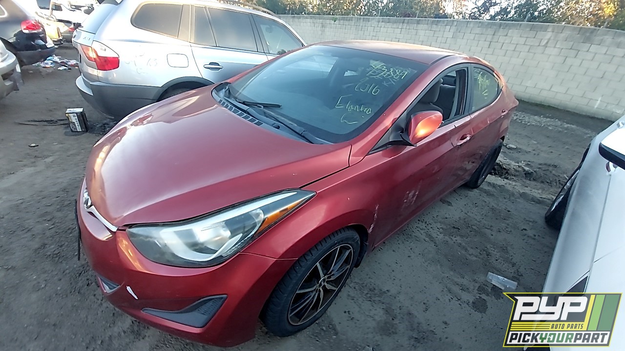 2016 HYUNDAI ELANTRA available for parts