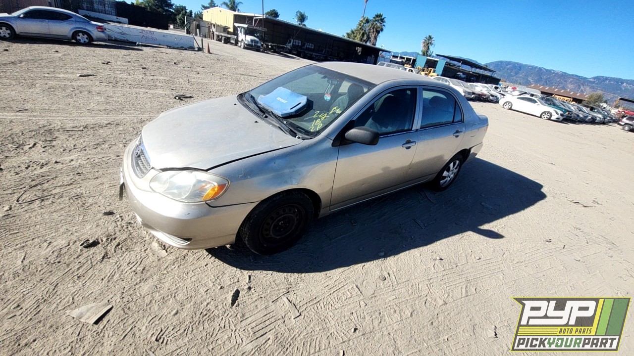 2004 TOYOTA COROLLA partes disponibles