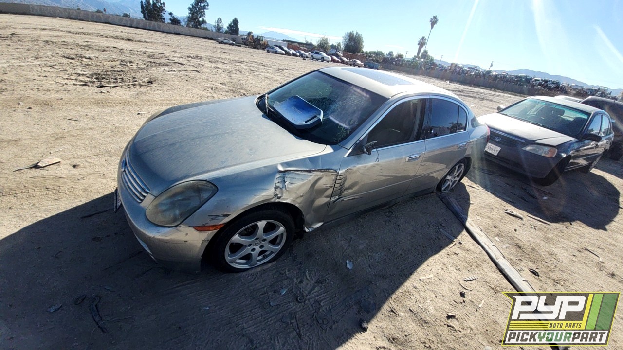 2004 INFINITI G35 partes disponibles