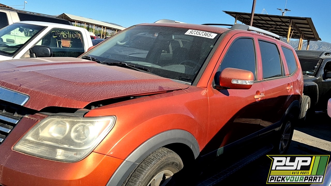 2009 KIA BORREGO partes disponibles