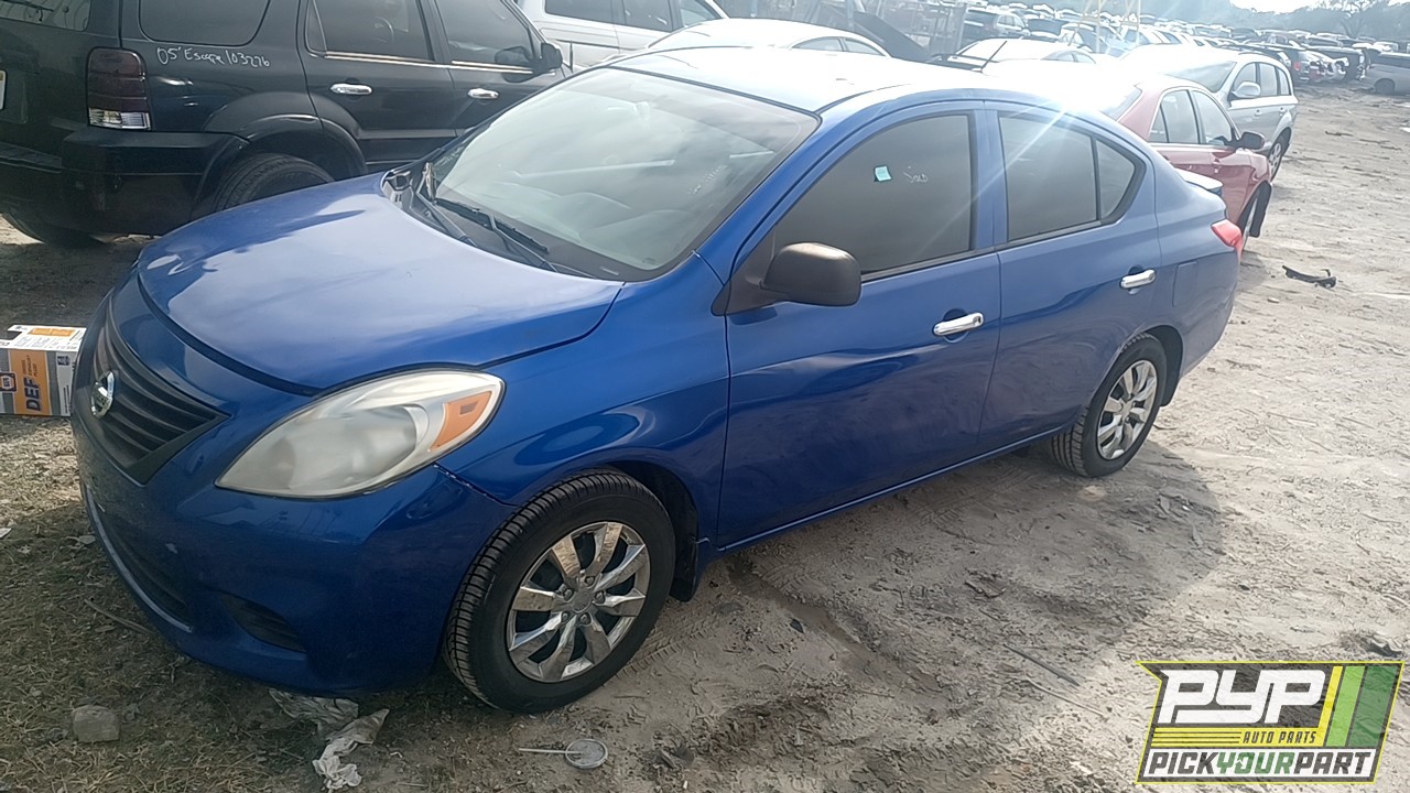 2013 NISSAN VERSA available for parts
