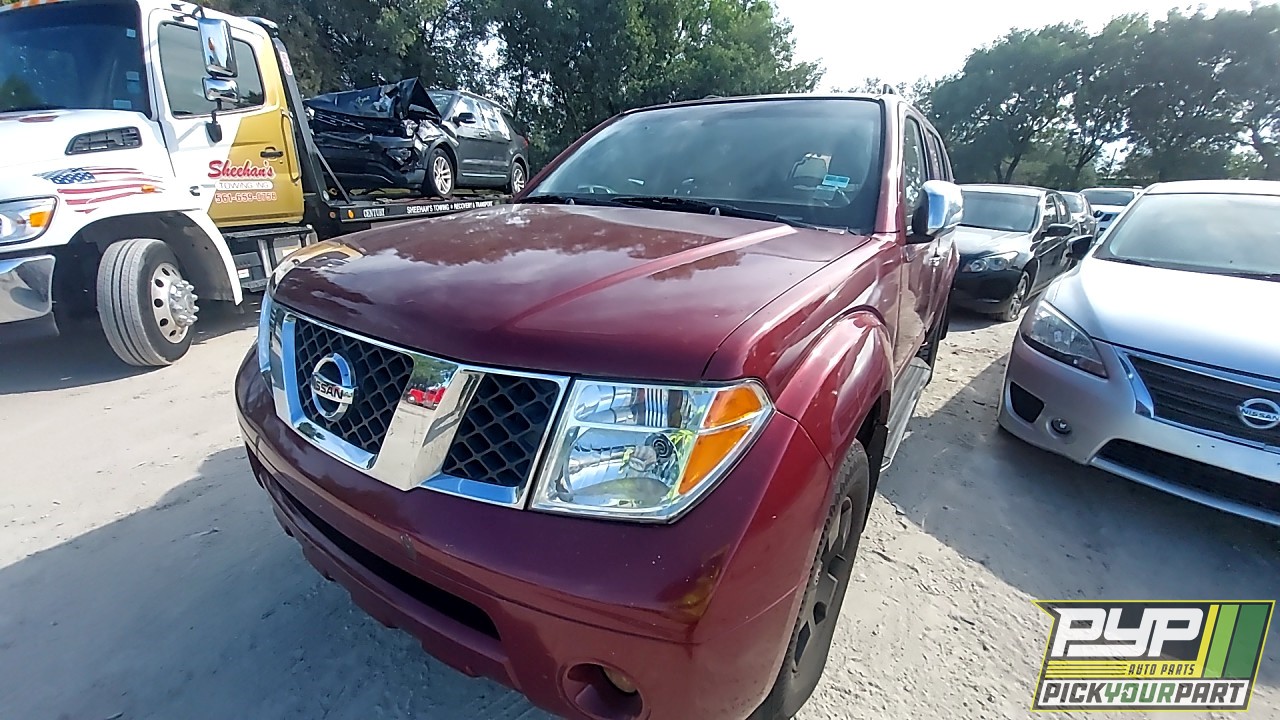 2005 NISSAN PATHFINDER partes disponibles
