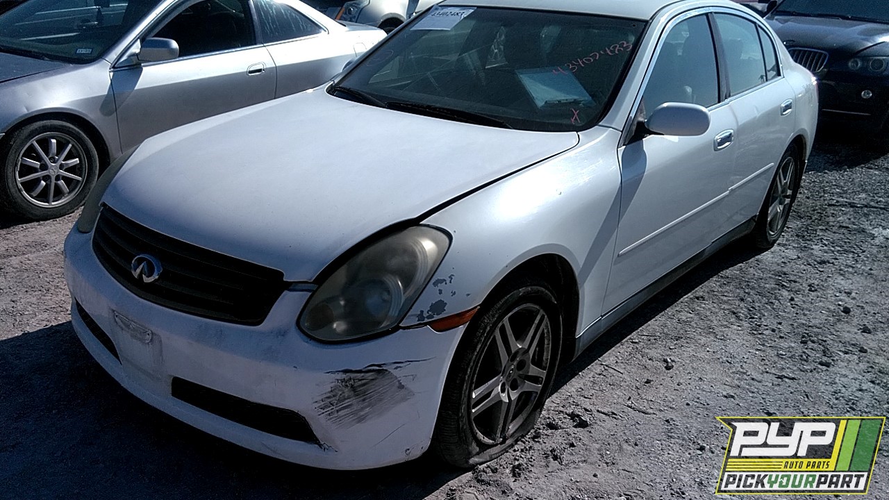 2004 INFINITI G35 available for parts