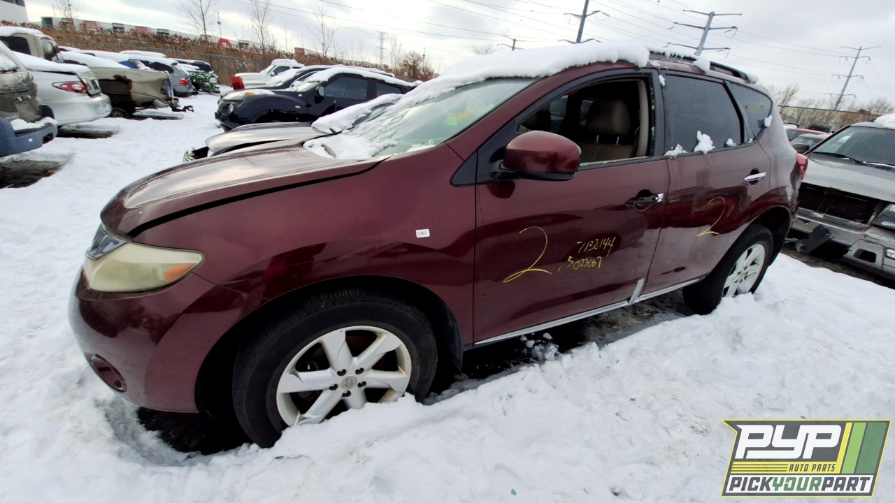 2009 NISSAN MURANO partes disponibles