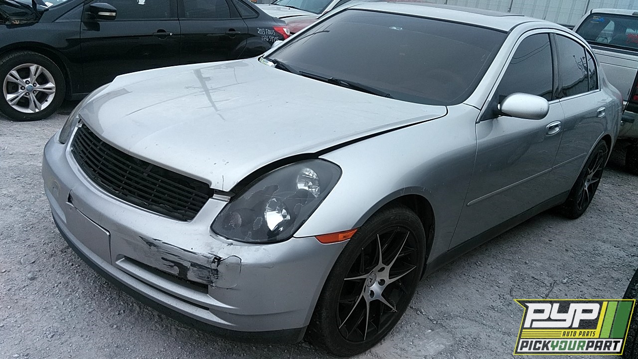 2003 INFINITI G35 partes disponibles