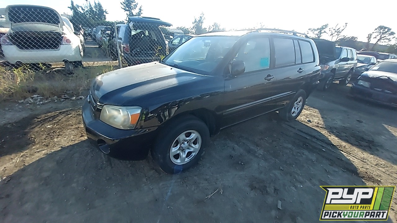 2005 TOYOTA HIGHLANDER available for parts