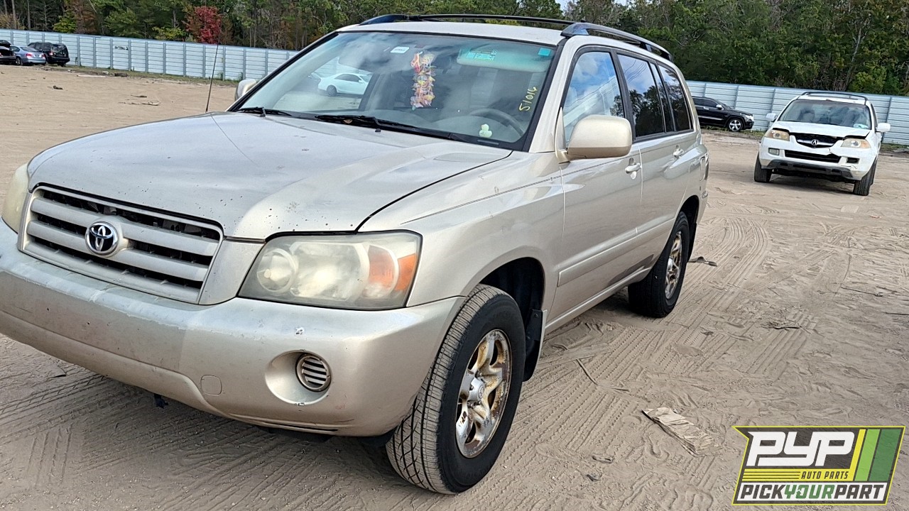 2004 TOYOTA HIGHLANDER available for parts