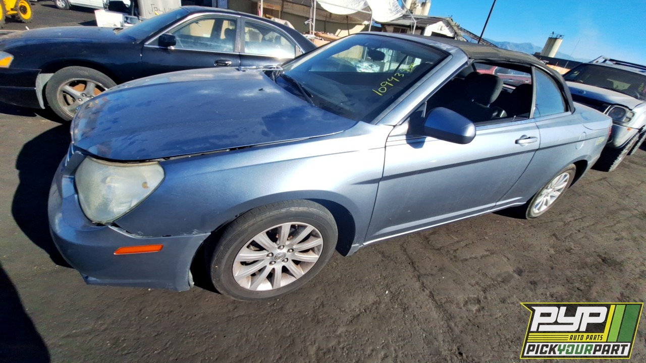 2010 CHRYSLER SEBRING partes disponibles
