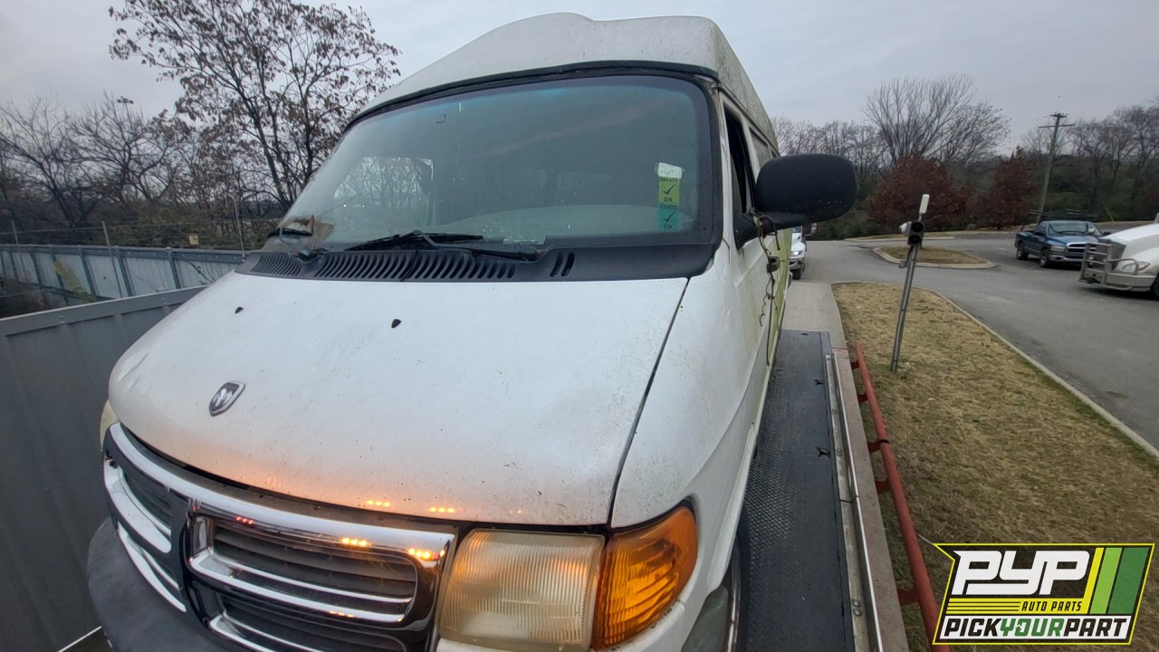 2001 DODGE RAM 3500 VAN available for parts