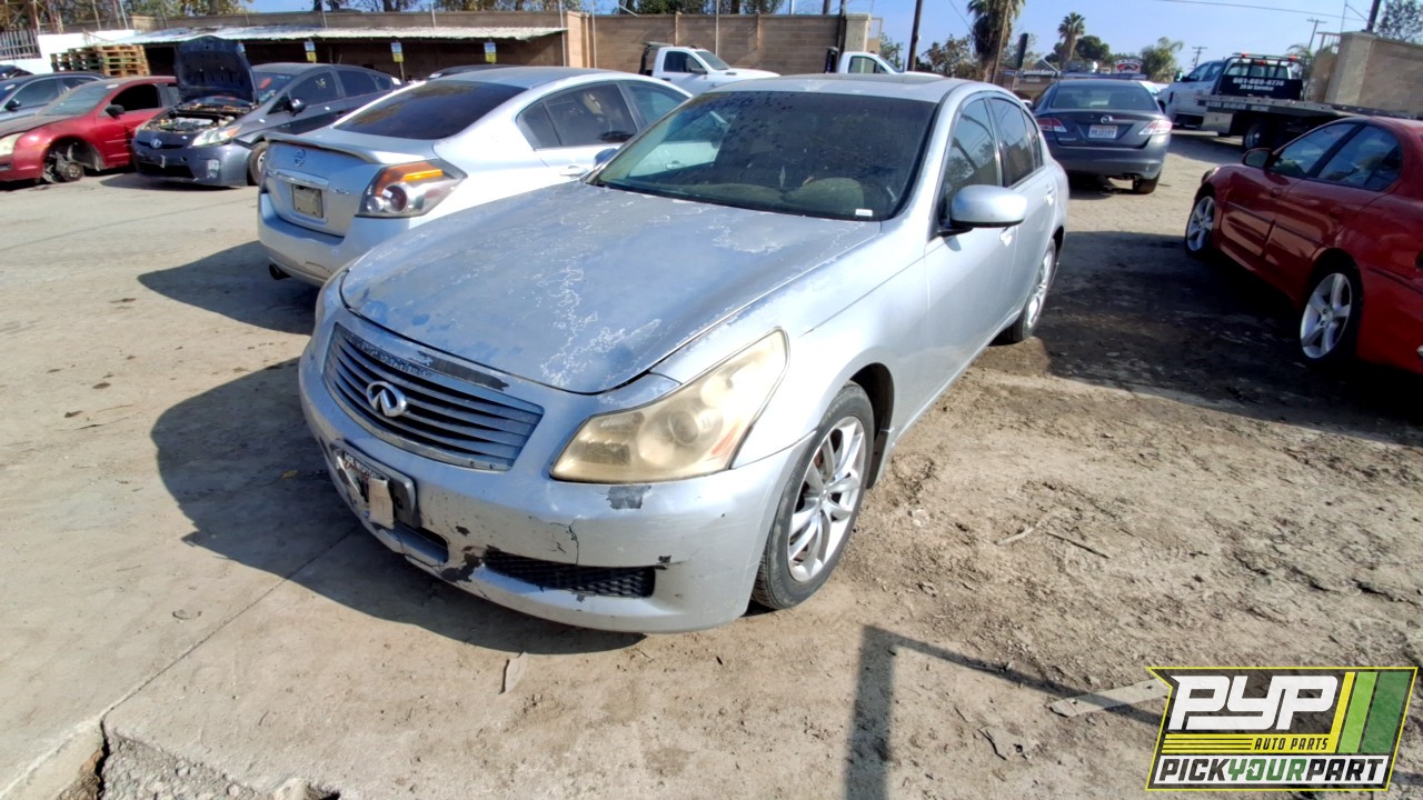 2007 INFINITI G35 partes disponibles
