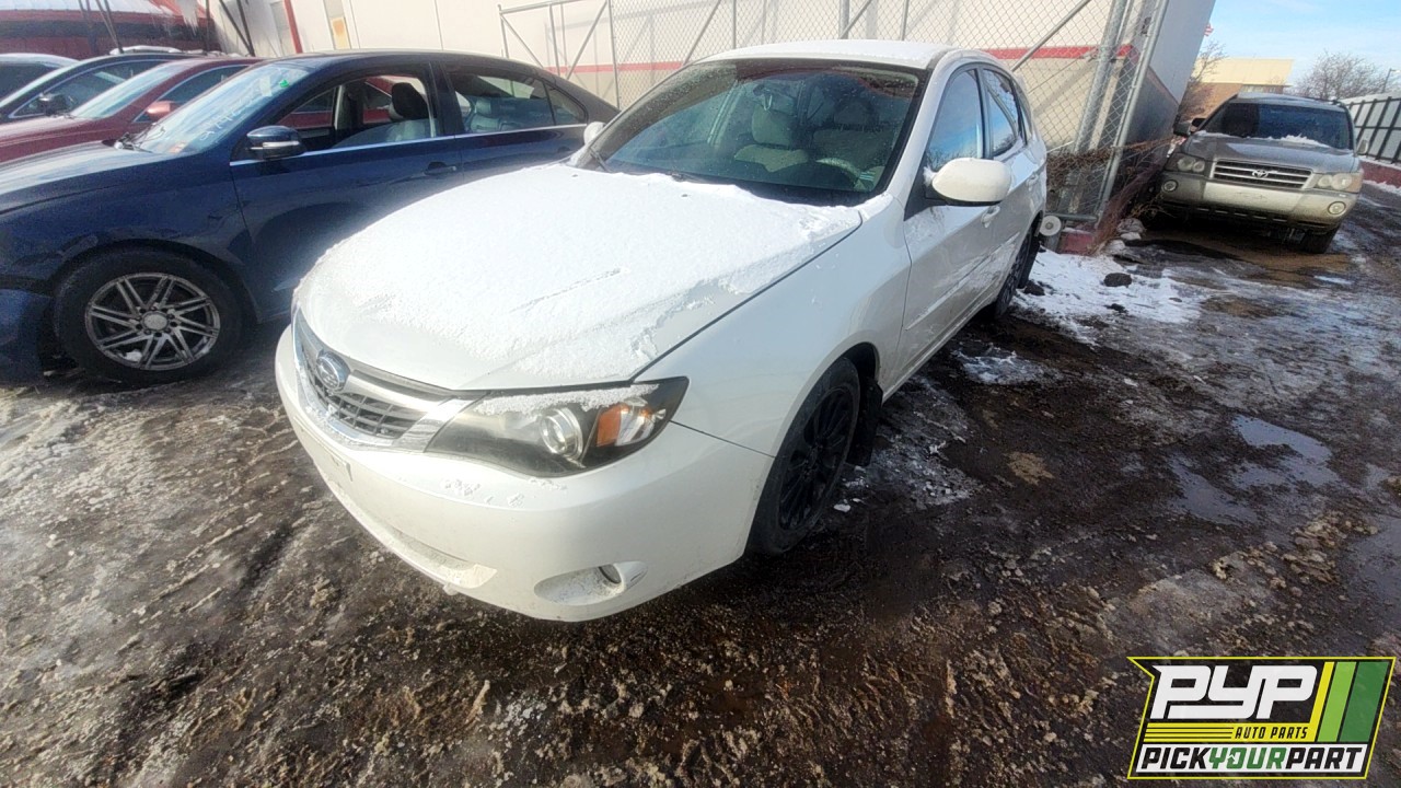 2008 SUBARU IMPREZA partes disponibles