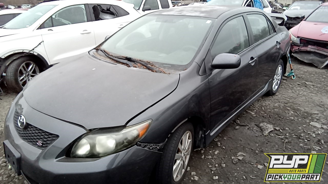 2009 TOYOTA COROLLA partes disponibles