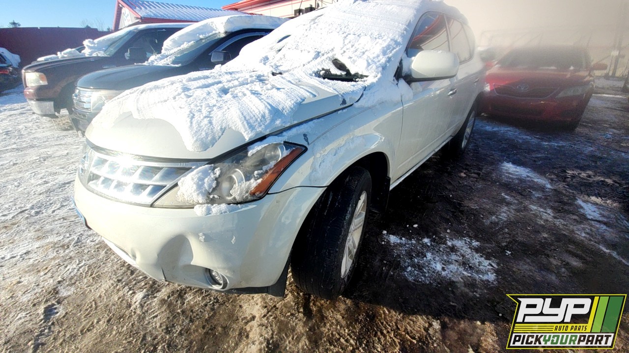 2007 NISSAN MURANO partes disponibles