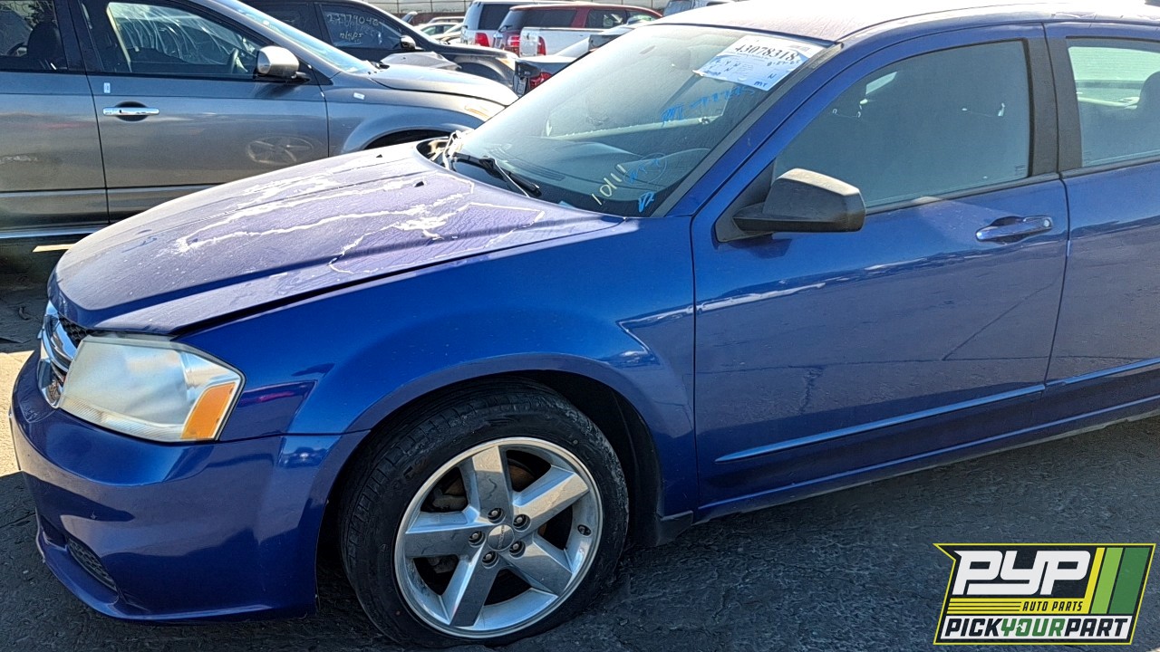 2012 DODGE AVENGER partes disponibles