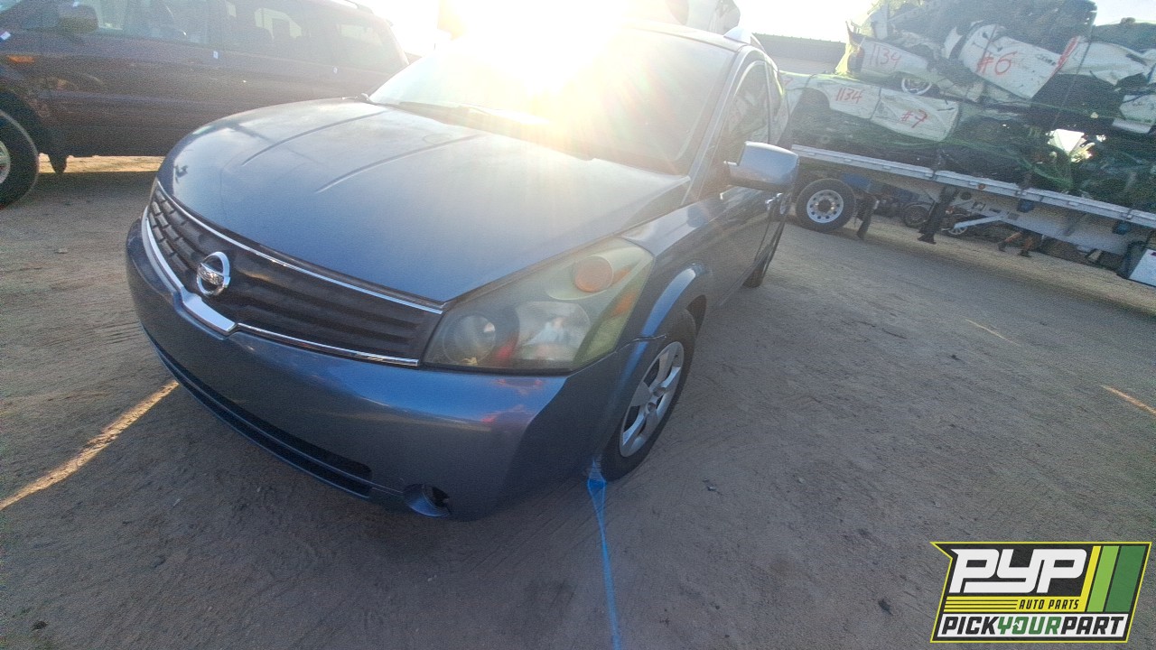 2008 NISSAN QUEST available for parts
