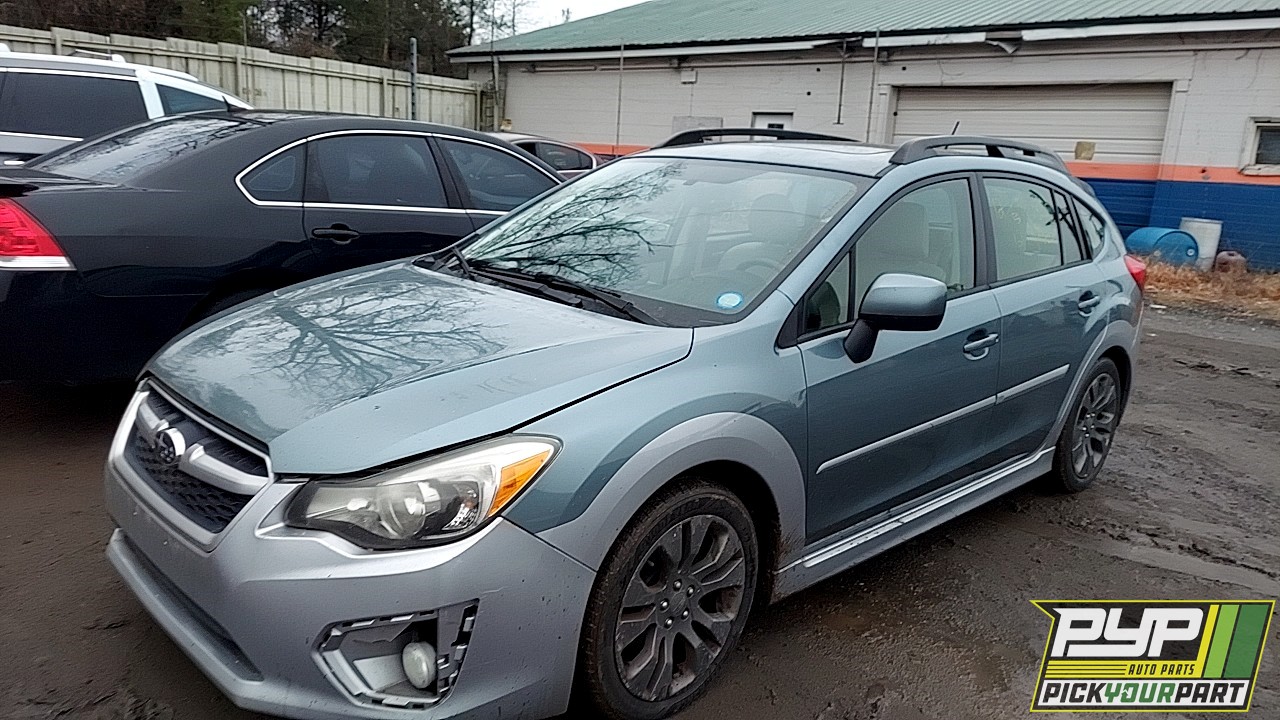 2012 SUBARU IMPREZA partes disponibles
