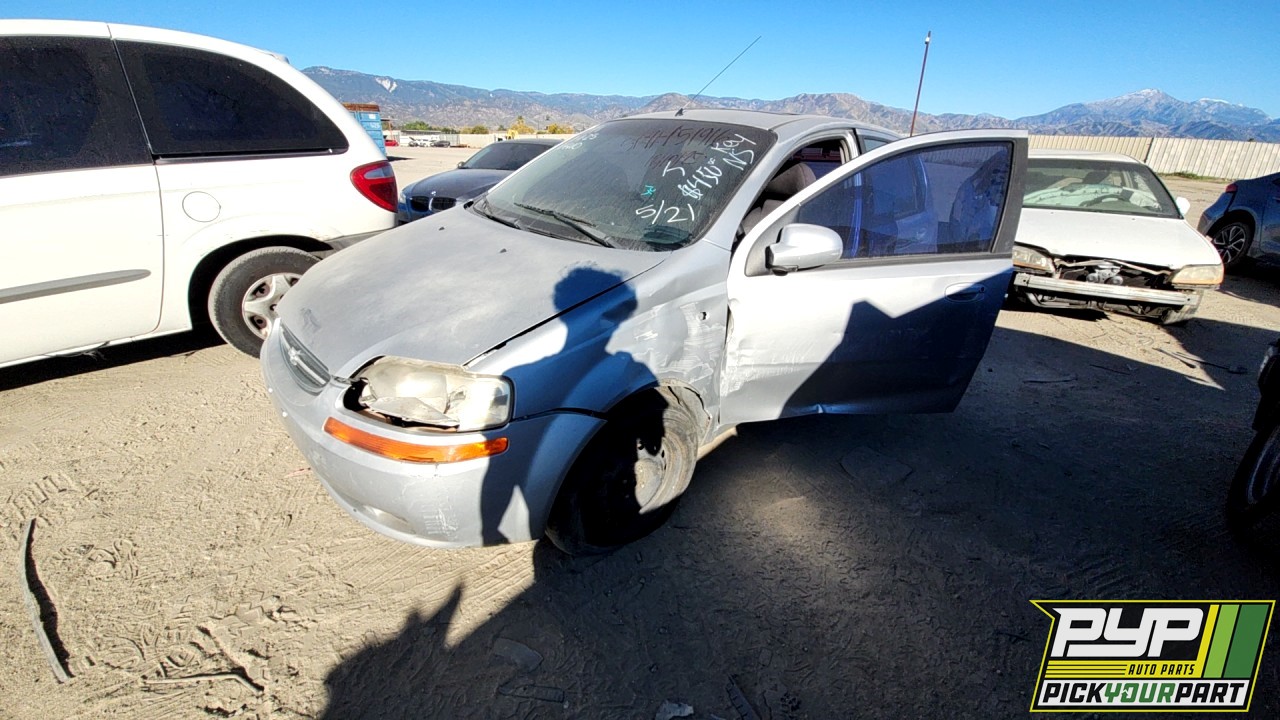 2006 CHEVROLET AVEO partes disponibles
